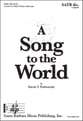 A Song to the World SATB choral sheet music cover